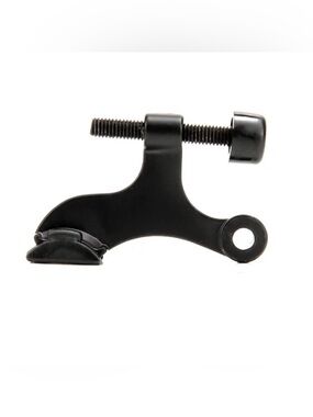 Hinge Pin Door Stop w/ Foot Matte Black Universal Residential Interior 13 Pack
